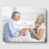 Volledige foto White Fade naamplaatje Jubileum Gastenboek (Voorkant)