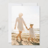 Volledige foto Witte belettering overlay Vrolijk k Feestdagenkaart (Achterkant)