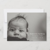 Volledige Foto Zwart Wit Typewriter Lettertype Een Aankondiging (Voorkant)