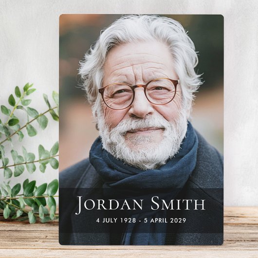 Volledige fotofunerair gedenkteken rouw fotoplaat