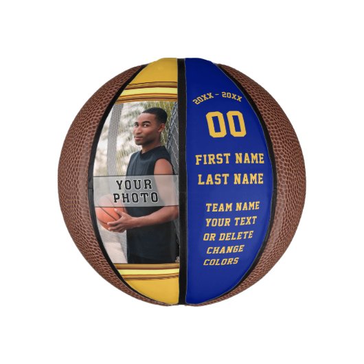 VOLLEDIGE Grootte of Aangepaste MINI Basketballen, Basketbal (Verticaal)