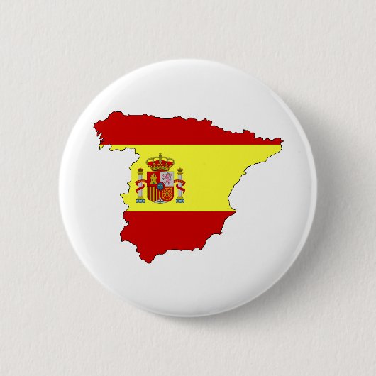 Volledige grootte vlag Spanje Ronde Button 5,7 Cm (Voorkant)