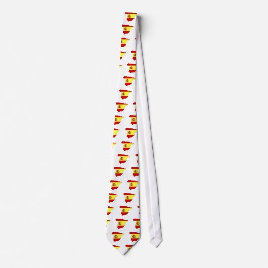 Volledige grootte vlag Spanje Stropdas (Voorkant)