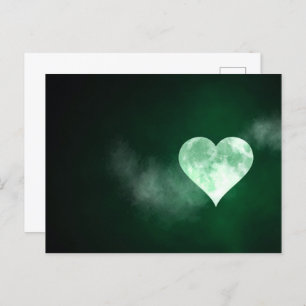Volledige hartmaan briefkaart