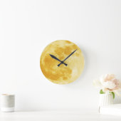 Volledige Harvest Moon Astronomy Wall klok (Huis)