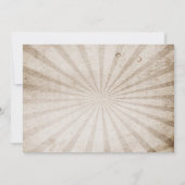 Volledige honkbalverjaardagsuitnodiging kaart (Achterkant)