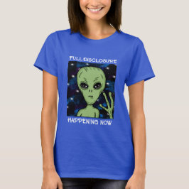 Volledige informatieverschaffing nu Alien en UFO T-shirt