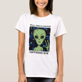 Volledige informatieverschaffing nu Alien en UFO T-shirt