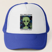 Volledige informatieverschaffing nu Alien en UFO Trucker Pet (Voorkant)