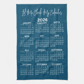 Volledige jaarkalender - Laat me controleren mijn Theedoek (Verticaal)