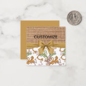 , volledige kaart met vaste notitie notitiekaartje (Voorkant / Achterkant in situ)