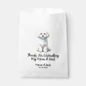 Volledige Kleur Bichon Pet Bruiloft Bedankzakje (Voorkant)