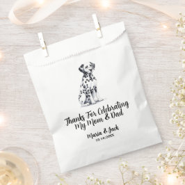 Volledige kleur Dalmatische huisdier bruiloft Bedankzakje