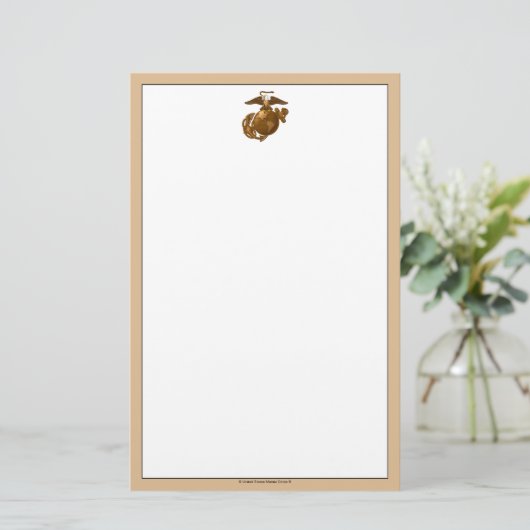 Volledige kleur EGA - Bronze Briefpapier (Staand voorkant)