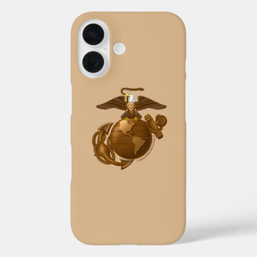Volledige kleur EGA - Bronze Case-Mate iPhone Case (Achterkant)