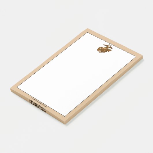 Volledige kleur EGA - Bronze Post-it® Notes (Schuin)