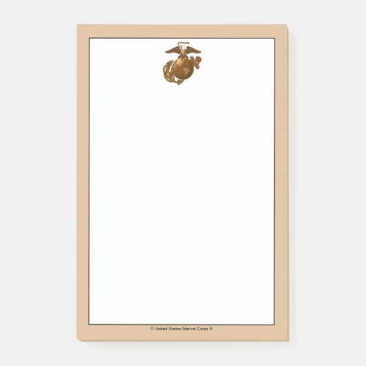 Volledige kleur EGA - Bronze Post-it® Notes (Voorkant)
