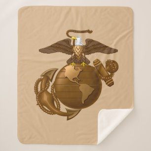 Volledige kleur EGA - Bronze Sherpa Deken