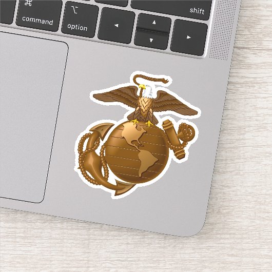 Volledige kleur EGA - Bronze Sticker (Detail)