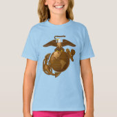 Volledige kleur EGA - Bronze T-shirt (Voorkant)