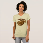 Volledige kleur EGA - Bronze T-shirt (Voorkant volledig)