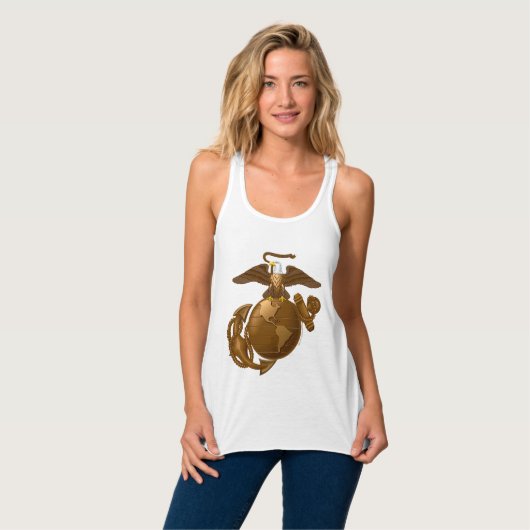 Volledige kleur EGA - Bronze Tanktop (Volledige Voorkant)