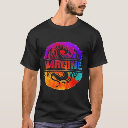 Volledige kleur Imagine-Dragons T-shirt (Voorkant)