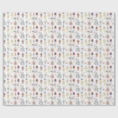 Volledige kleur medische grafieken cadeaupapier (Vlak)