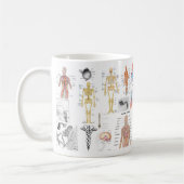 Volledige kleur medische grafieken koffiemok (Links)