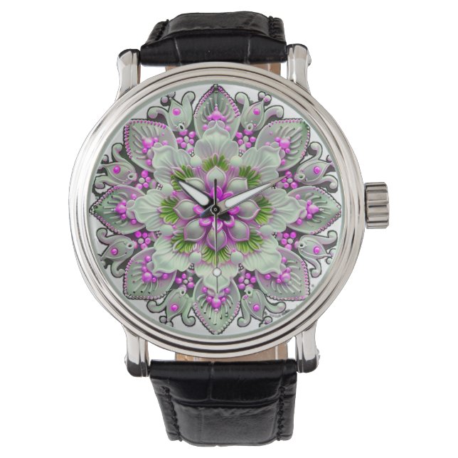 Volledige kleur op maat gemaakte afdruk gezicht bu horloge (Voorkant)