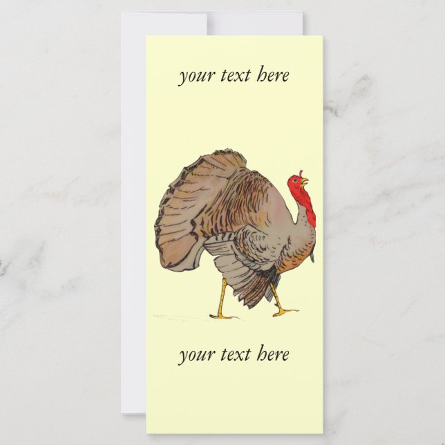 Volledige kleuren Thanksgiving Turkije (Voorkant)