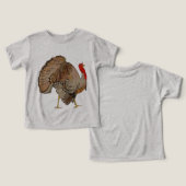 Volledige kleuren Thanksgiving Turkije (Ontwerp Voorkant & Achterkant)