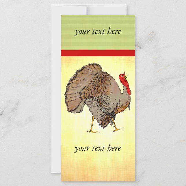 Volledige kleuren Thanksgiving Turkije (Voorkant)