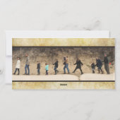 Volledige kleuren Thanksgiving Turkije Feestdagenkaart (Achterkant)