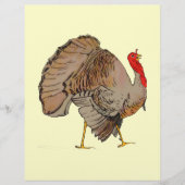 Volledige kleuren Thanksgiving Turkije Flyer (Voorkant)