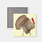 Volledige kleuren Thanksgiving Turkije Magneet (Voorkant / Achterkant)