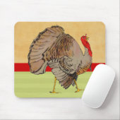 Volledige kleuren Thanksgiving Turkije Muismat (Met muis)