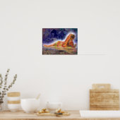 Volledige kleuren van het Soul-Poster Poster (Keuken)