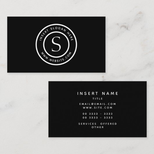 Volledige kleurenaanpassing Logo Professional Mode Visitekaartje (Voorkant / Achterkant)