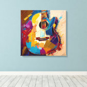 Volledige Kleurencanvasdrukken, het Elektrische gi Canvas Afdruk (Insitu (Houten vloer))