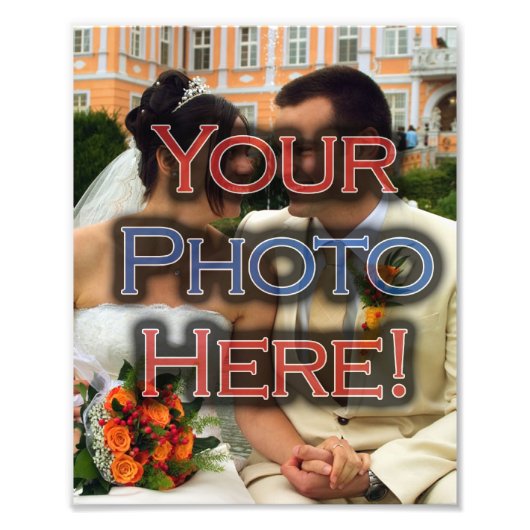 Volledige kleurenfotouitbreiding foto afdruk (Voorkant)