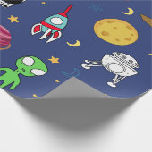 Volledige kleurruimte-ingang cadeaupapier (Hoek)