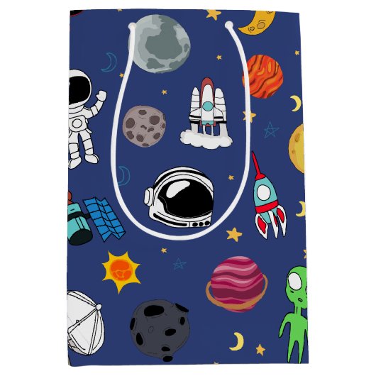 Volledige kleurruimte-ingang medium cadeauzakje (Voorkant)