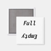 Volledige lege koelkast magneet (Voorkant / Achterkant)