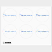 Volledige Logo Circle Sticker (Vel)