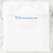 Volledige Logo Circle Sticker (Tas)