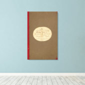 Volledige loop van de geografie canvas afdruk (Insitu (Houten vloer))