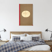 Volledige loop van de geografie canvas afdruk (Insitu (Slaapkamer))