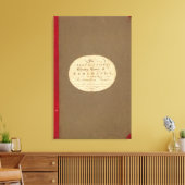 Volledige loop van de geografie canvas afdruk (Insitu (Woonkamer))