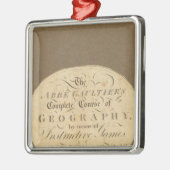 Volledige loop van de geografie metalen ornament (Links)